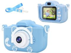Verk  18257 Detský digitálny fotoaparát mačka modrá