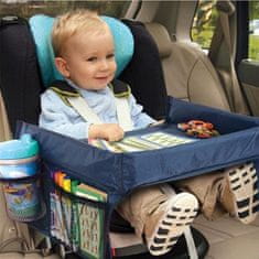 MXM Skladací detský stolík do auta - čierny