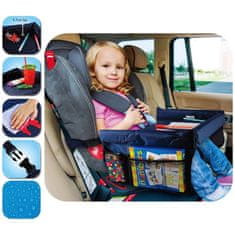 MXM Skladací detský stolík do auta - čierny
