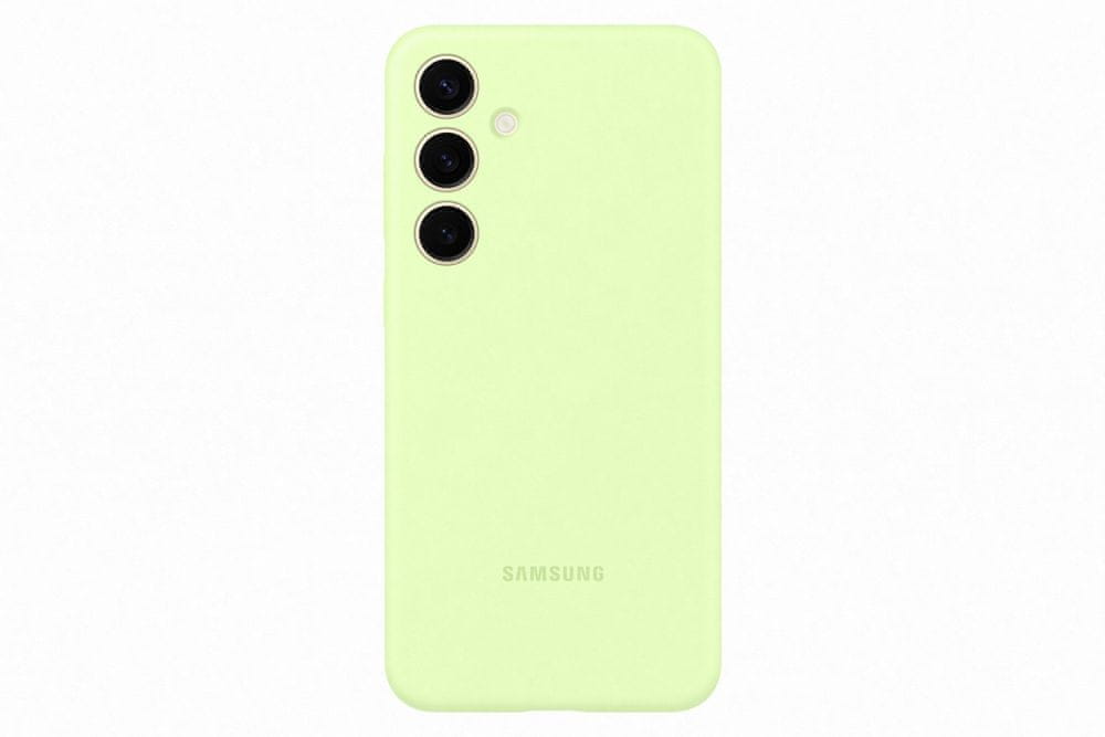 SAMSUNG Silikónový zadný kryt pre Samsung Galaxy S24 Plus EF-PS926TGEGWW, svetlo zelený