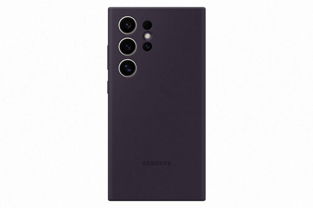 SAMSUNG Silikónový zadný kryt pre Samsung Galaxy S24 Ultra EF-PS928TEEGWW, tmavo fialový