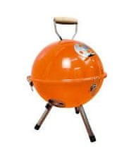 AFF  3729 Prenosný okrúhly mini gril oranžový