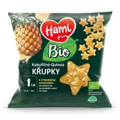 Hami 8x BIO Chrumky kukuričné-quinoa s výborným ananásom 20 g, 12+