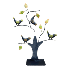 PRODEX Strom s vtákmi kovový veľký 57 x 45 cm