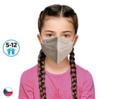 OnlineMedical 10x Český respirátor FFP2 vhodný pro děti - béžový