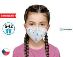 OnlineMedical 10x Český respirátor FFP2 vhodný pro děti - Kapka naděje (nákupem přispíváte na Kapku naděje)
