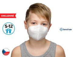 OnlineMedical 10x Český respirátor FFP2 vhodný pro děti - bílý