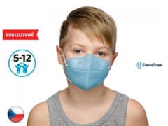 OnlineMedical 10x Český respirátor FFP2 vhodný pro děti - modrý (16,4 Kč/ks bez DPH)