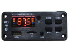 HADEX FM rádio, prehrávač MP3 s bluetooth 5.0, diaľkové ovládanie, napája. 5-14V