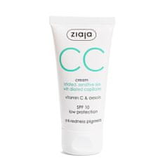 Ziaja CC krém pre podráždenú a citlivú pleť s rozšírenými žilkami SPF 10 ( CC Cream ) 50 ml