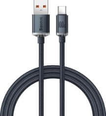 Noname Baseus Type-C Crystal Shine series fast charging data cable 100W 1.2m Black (CAJY000401)