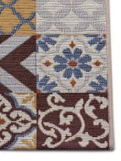 Hanse Home Behúň Cappuccino 105881 Mosaik Brown Multicolored 75x150