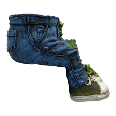 PRODEX Kvetináč - kryt na sedenie džínsy + žabky a topánky