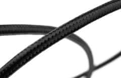 FIXED Nabíjací opletený kábel s konektormi USB-C/MagSafe 3, 2m, 140W, sivý, FIXD-MS3-GR