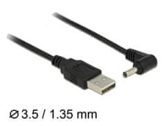 DELOCK Cable USB Power > DC 3.5 x 1.35 mm Malé 90° 1.5 m