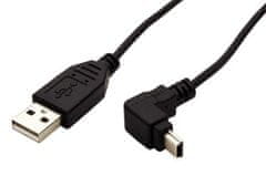 Goobay Kábel USB A(M) - miniUSB 5 pin B(M), 1,8 m, lomený 90°