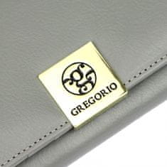 Gregorio Dámska kožená peňaženka Gregorio Libertad, sivá