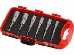 Extol Premium Hlavice nástrčné magnetické so 6-hrannou stopkou 1/4", sada 6ks, 6-13mm, EXTOL PREMIUM
