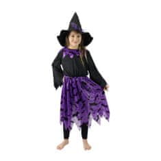 Rappa Detský kostým čarodejnice s netopiermi a klobúkom (M) e-obal
