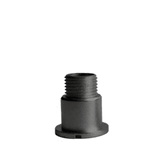 Noname Čierna upevňovacia matica pre hodinový strojček 13 mm