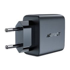 AceFast Nástěnná nabíječka Acefast A49 2x USB-C, 35W PD (černá)