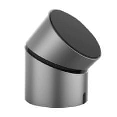 Tiktaalik Hliníková indukční nabíječka s reproduktorem Bluetooth a stojanem TIKTAALIK Alu (stříbrná)