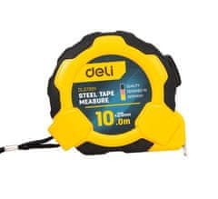 Deli Tools Ocelové měřicí pásmo 10m/25mm Deli Tools EDL3799Y (žluté)