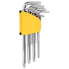 Deli Tools Sada šestihranných imbusových klíčů Torx 1,5-10 mm Deli Tools EDL3091 (stříbrná)