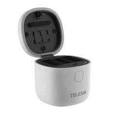 TELESIN 3-slotová vodotěsná nabíječka Telesin Allin box 2 baterie pro GoPro Hero 11 / 10 / 9