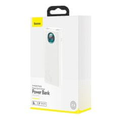 BASEUS Powerbanka Baseus Amblight 30000mAh, 4xUSB, USB-C, 65W (bílá)
