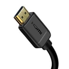 BASEUS 2x kabel HDMI 2.0 4K 60Hz, 3D, HDR, 18Gbps, 1m (černý)