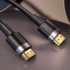 BASEUS Cafule 4KHDMI Male To 4KHDMI Male Adapter Cable 5m - černý