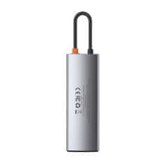 BASEUS Baseus 8v1 multifunkčný USB-C HUB - USB-C 100 W / HDMI 4K 30 Hz / čítačka kariet 3xUSB 3.2 RJ45 1 Gbps