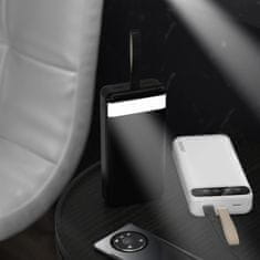 DUDAO Dudao Powerbank 30000 mAh 2x USB / USB-C s LED svetlom 10W čierna K8s+ čierna