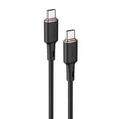 AceFast Acefast USB-C - kábel USB-C 1,2 m, 60 W (20 V/3 A) čierny (C2-03 čierny)