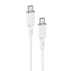 AceFast Acefast USB-C - kábel USB-C 1,2 m, 60 W (20 V/3 A) biely (C2-03 biely)