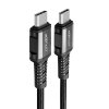 Acefast USB-C - kábel USB-C 1,2 m, 60 W (20 V/3 A) čierny (C1-03 čierny)