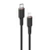 Acefast MFI USB-C - Lightning kábel 1,2 m, 30 W, 3A čierny (C2-01 black)