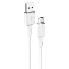 AceFast Acefast USB - USB-C kábel 1,2 m, 3A biely (C2-04 biely)
