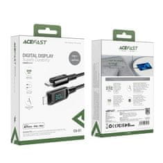 AceFast Acefast MFI USB-C - Lightning kábel 1,2 m, 30 W, 3A čierny (C6-01 Black)