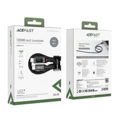AceFast Acefast USB-C - USB-C kábel 2m, 100W (20V/5A) čierny (C6-03 Black)