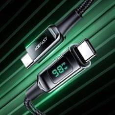 AceFast Acefast USB-C - USB-C kábel 2m, 100W (20V/5A) čierny (C6-03 Black)