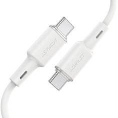 AceFast Acefast USB-C - kábel USB-C 1,2 m, 60 W (20 V/3 A) biely (C2-03 biely)