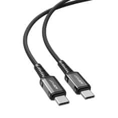 AceFast Acefast USB-C - kábel USB-C 1,2 m, 60 W (20 V/3 A) čierny (C1-03 čierny)