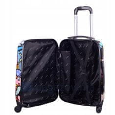 TopKing Cestovný kufor malá KEMER PRINT S Picasso Multicolor