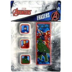 UNBRANDED Avengers The Legacy Form Eraser Set 4 kusy