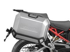 SHAD Kompletná sada bočných hliníkových kufrov TERRA, 36/47 litrový bočné kufre, vrátane montážnej sady SHAD Ducati Multistrada 1200 V4