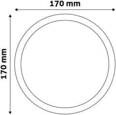 Avide Přisazené svítidlo (9571020) panel přisaz. 12W pr.17cm 4000K