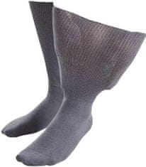 IOMI extra široké Diabetik zdravotné ponožky pre hrubé nohy Šedé Veľkosť: 39-42