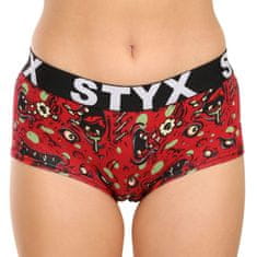 Styx 3PACK dámske nohavičky art s nohavičkou viacfarebné (3IN12914) - veľkosť L